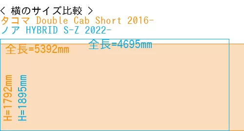 #タコマ Double Cab Short 2016- + ノア HYBRID S-Z 2022-